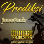 Link Prediksi Togel Jowo Pools 28 September 2025